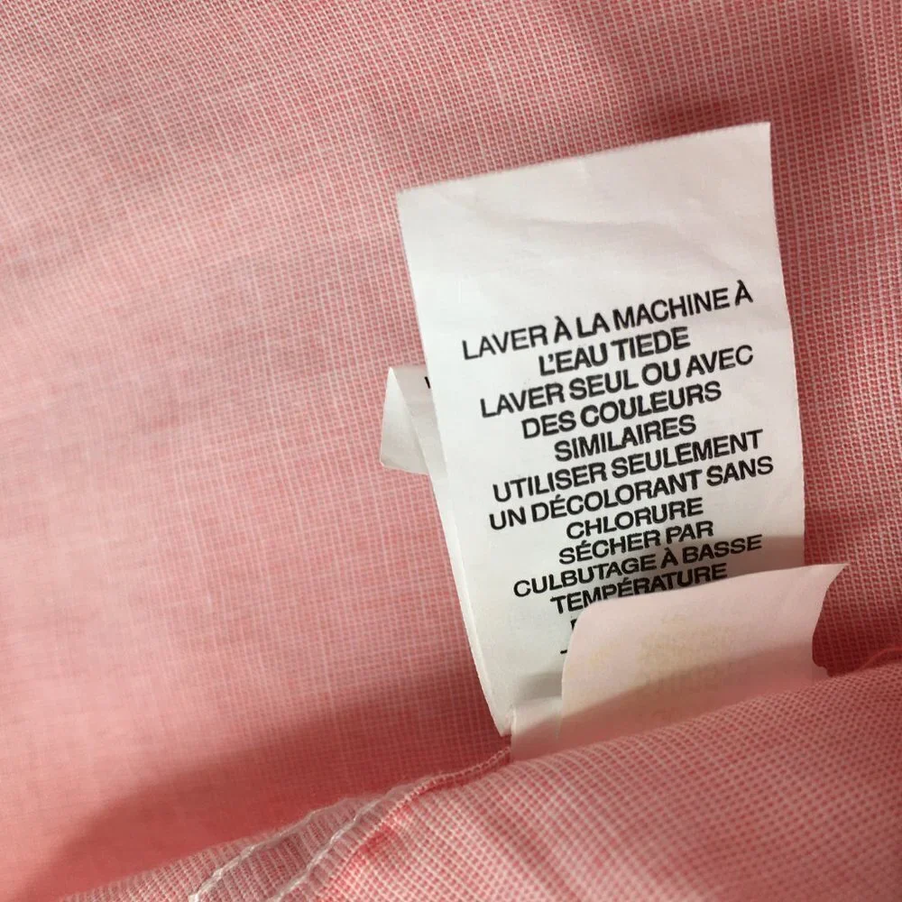 THE CHILDREN'S PLACE Long Sleeve Button Down Pink Shirt Size L. NEW